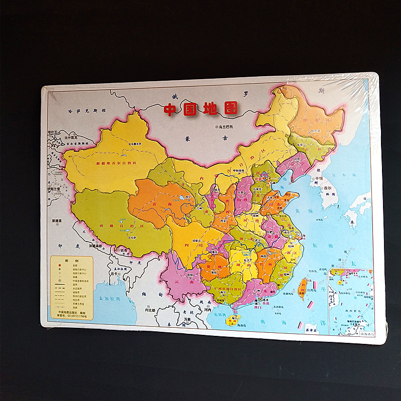中國政區拼接模型